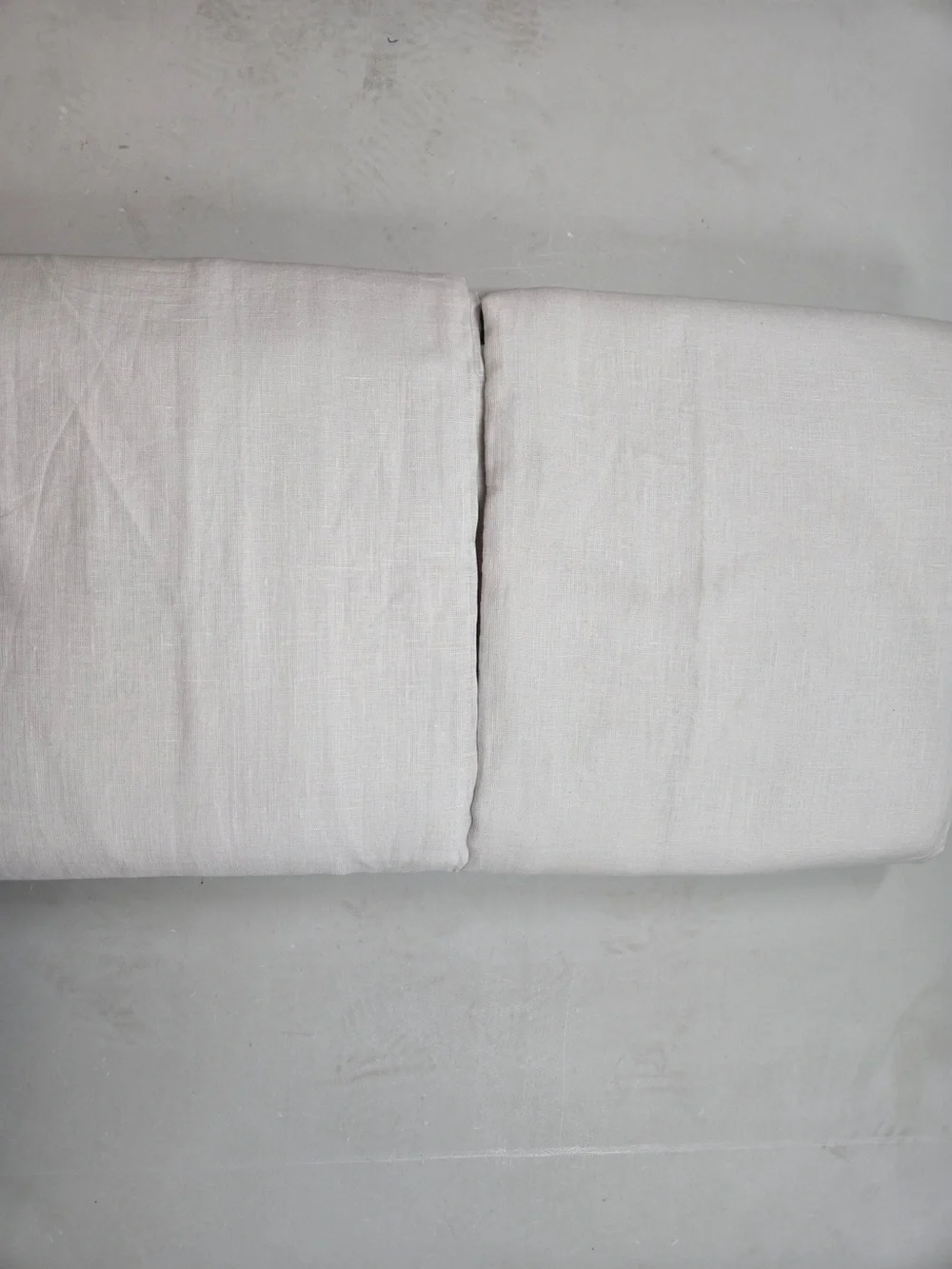 QUINCE Set Of 2 48x96 European Linen True Blackout Curtains Cream 9636